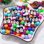 Silicone Focal Beads Ghost Mickey Minnie Halloween 20pcs 3