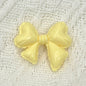 Hand Painted Balloon Bow Acrylic Beads 33mm Solid Color 10pcs 10