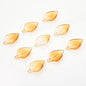 Czech Glass Beads Sunflower Leaf 16 x 23mm Multicolor Petal 20pcs 16