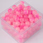 Crackle Round Glass Beads 10mm Dual Color Gradient Mix 50pcs 22