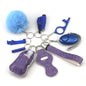 Self Defense Alarm Pompom Keychain Outdoor Safety 10 Pack 19