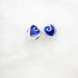 Heart Enamel CCB Plastic Acrylic Beads 12mm Colorful Mixed 50pcs 13