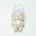 Plating 3D Labub Standing Pose Acrylic Beads 34mm Glossy Mixed 20pcs 6
