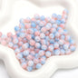 Crackle Round Glass Beads 8mm Multicolor Mixed 30pcs 31