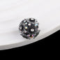 Floral Bubblegum Beads 19mm Little Daisy Cluster Rhinestone 10pcs 12