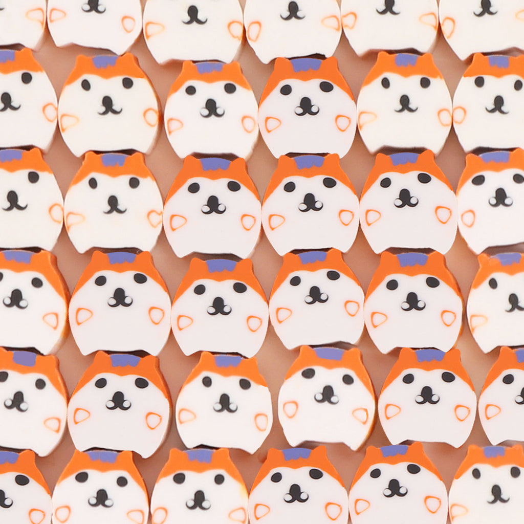 Animal Flat Clay Beads 9mm Cheerful Puppy Pattern Polymer 100pcs 6