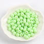 Solid Color Round Acrylic Beads 6mm Glossy Finish 600pcs 20