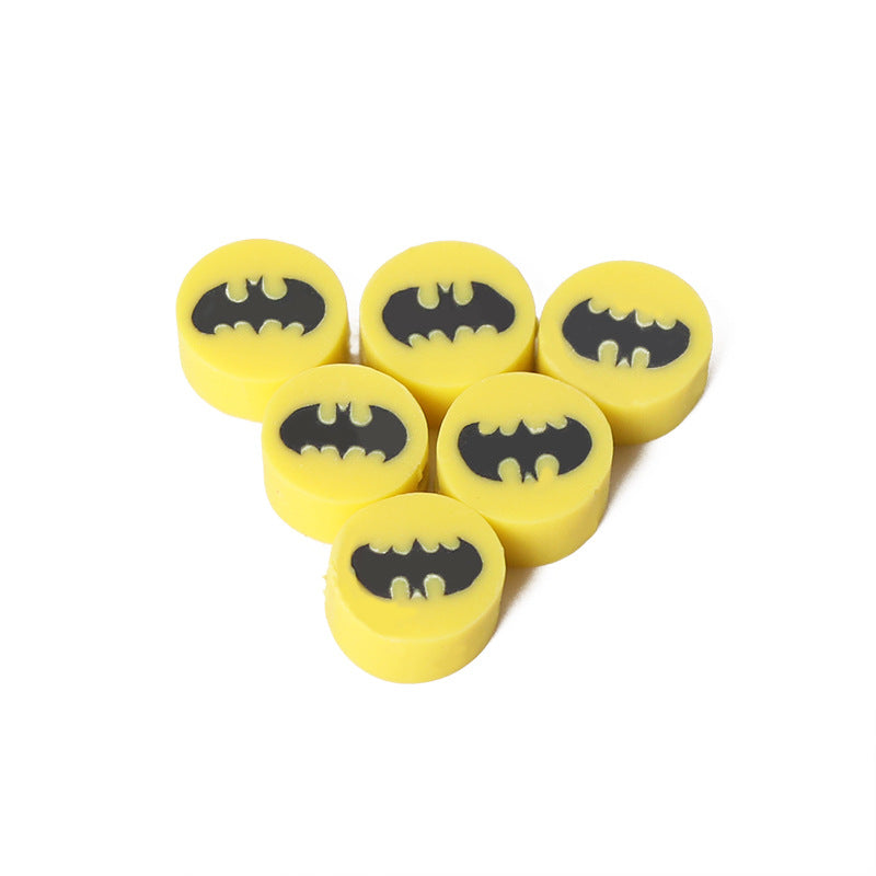 Flat Clay Beads 10mm Hero Series Polymer Colorful 100pcs 9