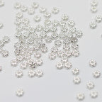Zinc Alloy Snowflake Spacer Beads 4mm 6mm Tibetan Style 1000pcs 5