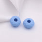 Acrylic Faceted Spacer Beads 14mm Rubberized Finish 40pcs 16