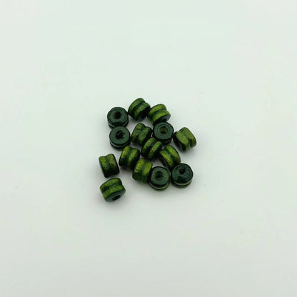 Wood Two Section Spacer Beads 6mm Multi-Color 1000pcs 7