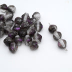 Glitter Powder Lantern Resin Beads 10mm Shimmering Colors 20pcs 6