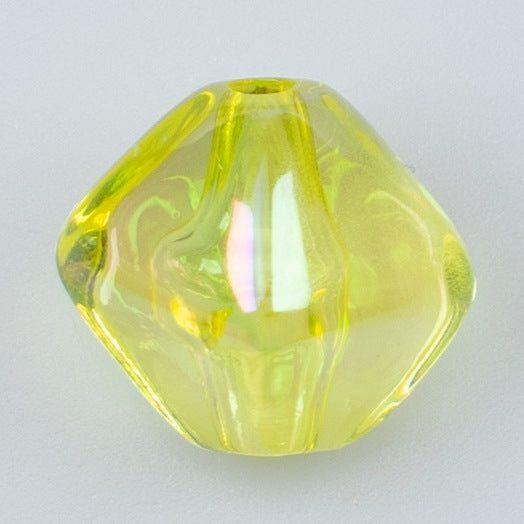 Transparent Rhombus Acrylic Beads 18mm AB Colored Plating 100pcs 11