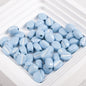 Macaron Colored Coffee Bean Acrylic Beads 9mm Glossy Finish 50pcs 9