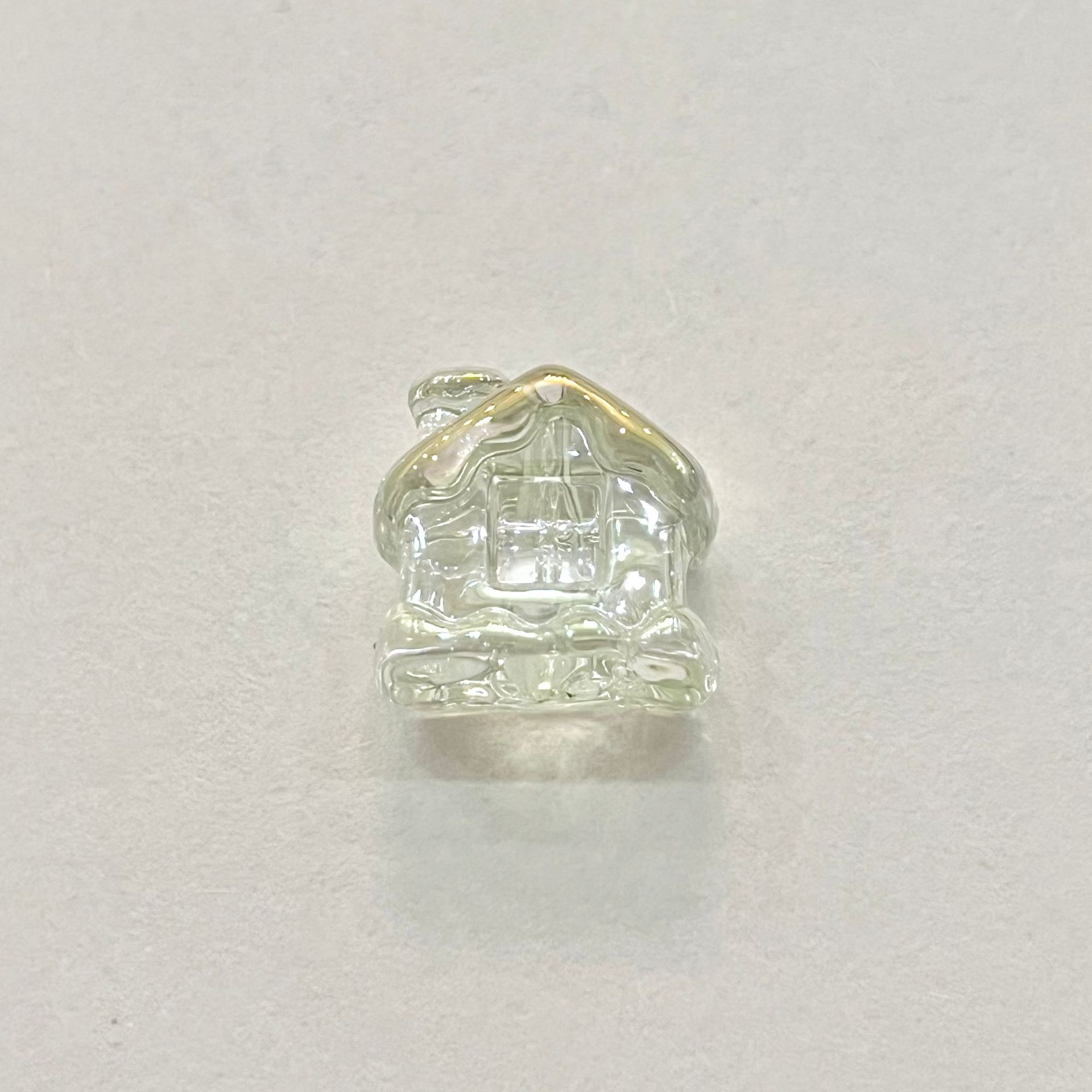 Transparent Snow House Acrylic Beads 20mm Assorted Colors 10pcs 13