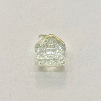 Transparent Snow House Acrylic Beads 20mm Assorted Colors 10pcs 13