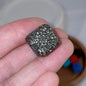Leopard Print Rhinestone Polymer Clay Beads 14mm Square 15mm Round 10pcs 33