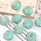 Dollar Bill Ball Rhinestone Beads 19mm Clustered Stones 5pcs 6
