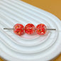 Glitter Resin Beads 16mm Round Glossy Multicolor Sparkle 30pcs 12