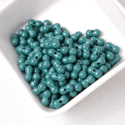 Acrylic Bone Spacer Beads 6x11mm Baking Painted 100pcs 10