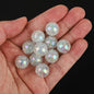 Plating Round Acrylic Beads 16mm Crackle Iridescent Pastel 50pcs 7