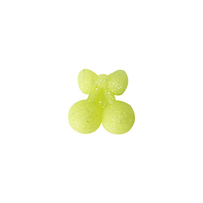 Silicone 3D Focal Beads Cherry Holding Bow 20pcs 9