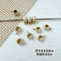 Cup Metal Beads 8mm Baking Painted Pastel Colors 30pcs 14