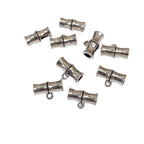Tube Metal Beads 15mm Bamboo Joint Zinc Alloy 20pcs 2