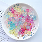 Transparent Star Acrylic Beads 11mm Chunky Pastel Mixed Colors 60pcs 3