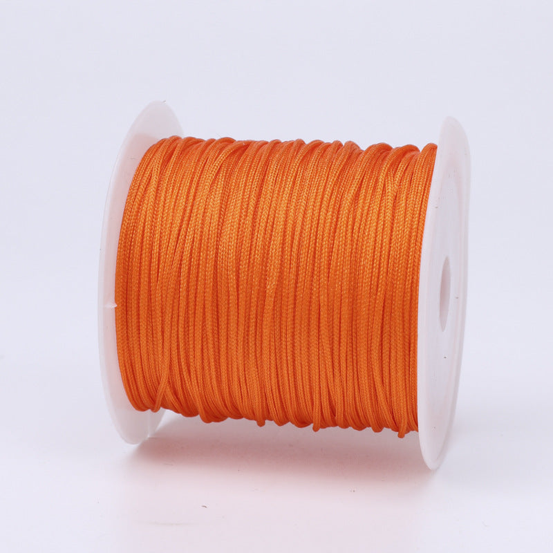 Nylon Thread 0.8mm Diameter 40m Colorful Jewelry Stringing Cord 27