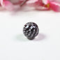 Lampwork Glass Beads Round 14mm Two-Tone Spiral Pattern 10pcs 10