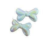 Glow Bow Acrylic Beads 23x35mm Plated Colorful 100pcs 5