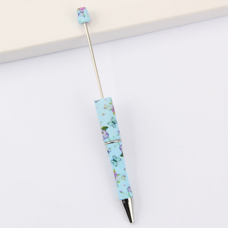 Beadable Pen Printed Pattern Plastic Light Weight