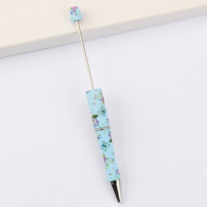 Beadable Pen Printed Pattern Plastic Light Weight