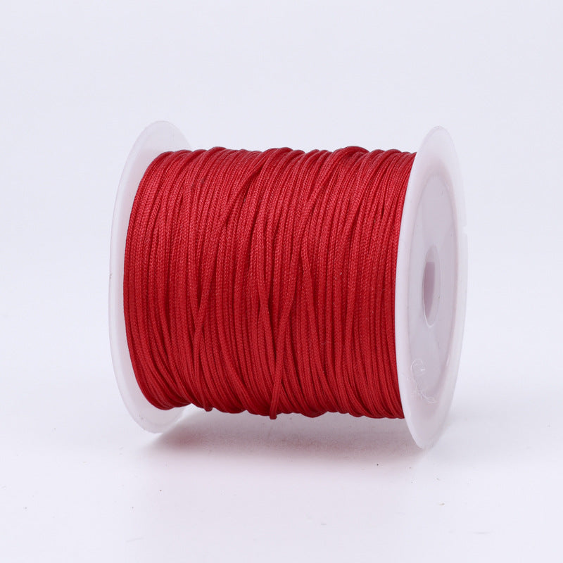 Nylon Thread 0.8mm Diameter 40m Colorful Jewelry Stringing Cord 24