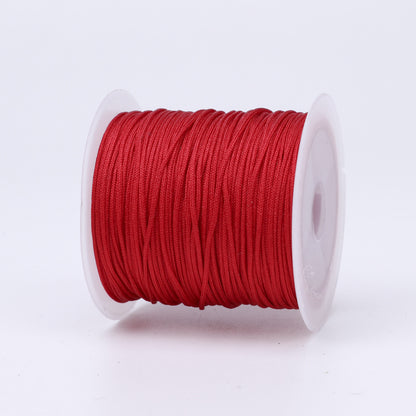 Nylon Thread 0.8mm Diameter 40m Colorful Jewelry Stringing Cord 24