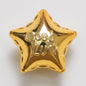 UV Plating Balloon Shaped Star Acrylic Beads 25mm Metal Colored 50pcs 7