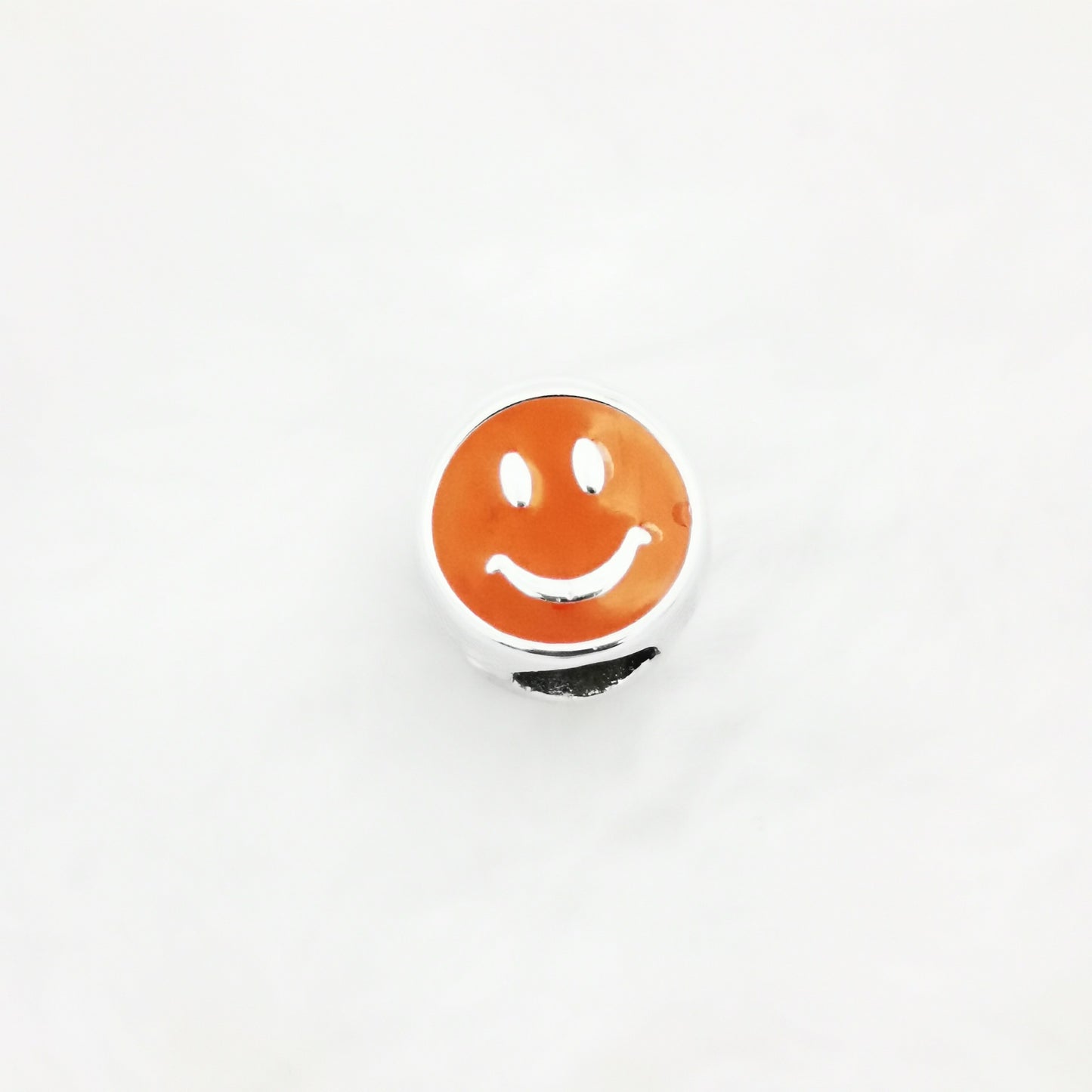 Smiling Face Enamel CCB Plastic Beads 10x8mm Colorful Mixed 50pcs 11
