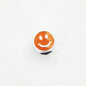 Smiling Face Enamel CCB Plastic Beads 10x8mm Colorful Mixed 50pcs 11