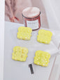 UV Plating Toast Baby Acrylic Flat Beads 24mm Colorful 50pcs 7