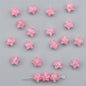 Crackle Star Acrylic Beads 11mm Translucent Glossy 100pcs 10