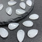 Czech Glass Beads Leaf 18mm Imitation Jade Translucent Green 50pcs 4