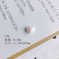 Hand Painted Irregular Shaped Acrylic Beads Imitation Pearl 10pcs 20