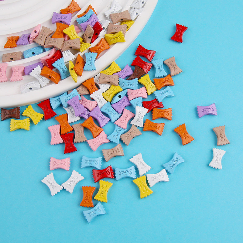 Baking Painted Candy Metal Beads 12x8mm Colorful Zinc Alloy 50pcs 4