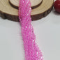 Seed Diamond Glass Beads 4mm Transparent Pastel Colors 10Strands 7