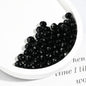 Acrylic Faceted Spacer Beads 8mm Baking Painted Solid Color 50pcs 17