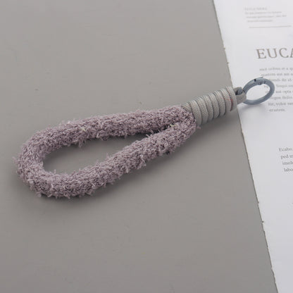 Plush Phone Charm Candy Color Soft Polyester Loop 2pcs 16cm 4