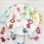 Square Acrylic Beads 26mm Chip Bags Colorful Mixed 50pcs 3