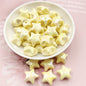 Glow Star Acrylic Beads 20mm UV Plated Cream Colors 10pcs 11