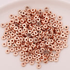 Plating Spacer Acrylic Beads 6mm CCB Plastic Metallic Mixed 200pcs 3